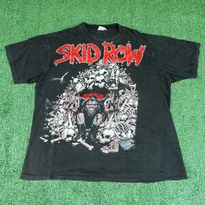 Vintage Skid Row Band Tee Shirt Size XL